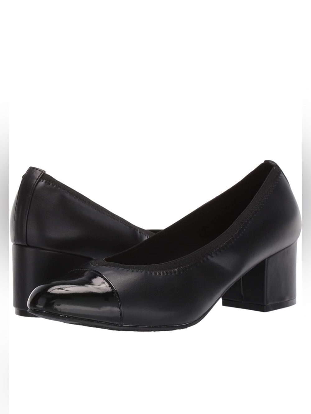 🛍️ NWT Hush Puppies Patent Toe Block Heel Pumps
